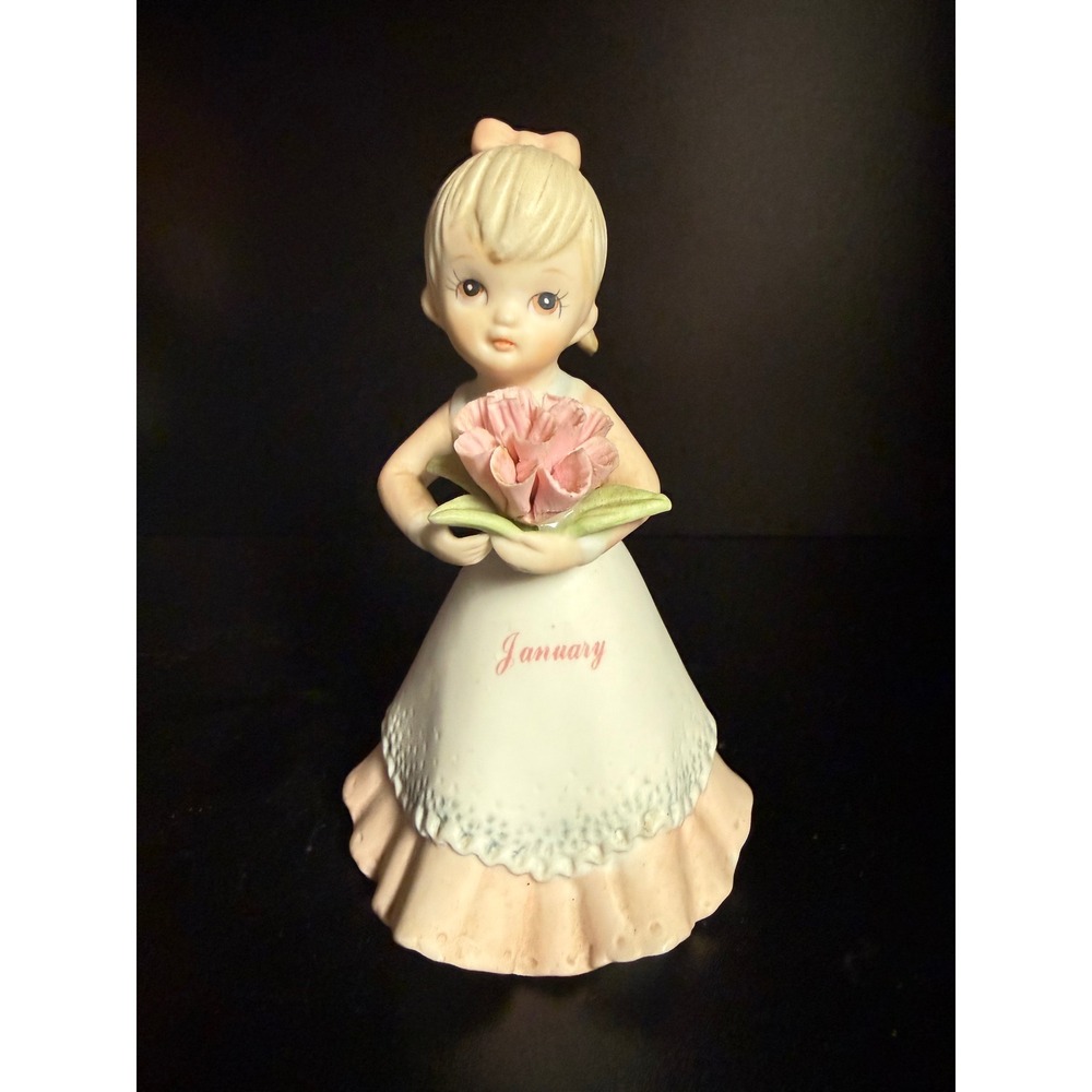 Lefton The Christopher Collection January Birthday Girl Figurine 1983 03911